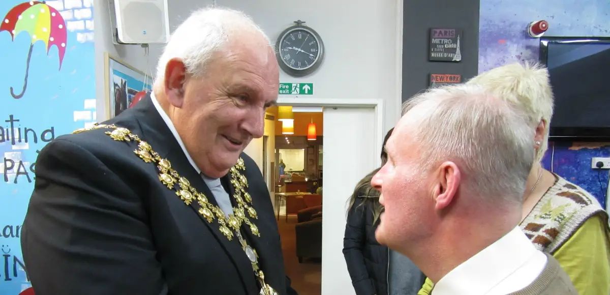 Mayor relaunches Trafford Blind and Deaf Club in Altrincham