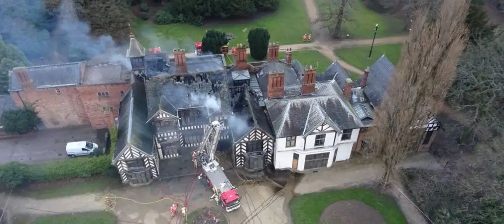 Was it arson? Fire service begin investigation into cause of “devastating” Wythenshawe Hall blaze