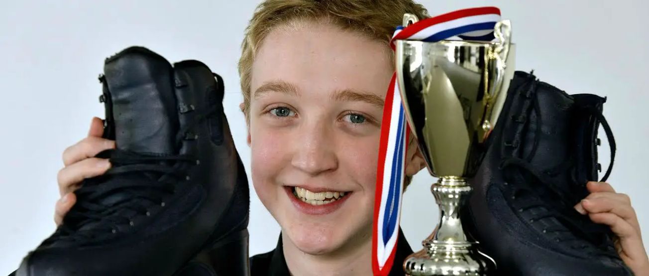 Multi-talented Timperley teenager wins national ice skating competition