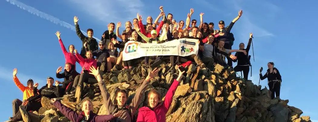 Altrincham firm scales the Three Peaks and raises £14,500