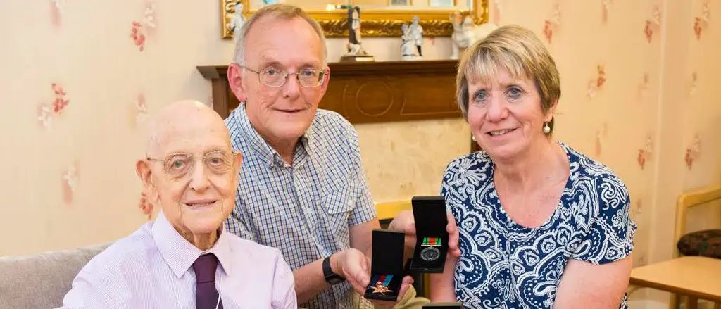 Timperley man gets World War Two medals 70 years late – and celebrates on his 100th birthday