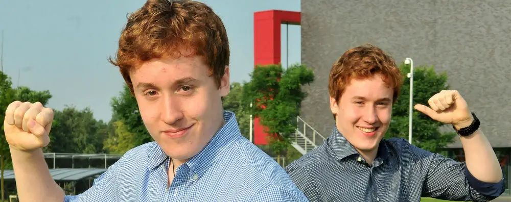 Identical twins are seeing stars after 10 As at Hale Barns school