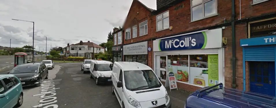 Masked men wielding baseball bats raid Timperley shop