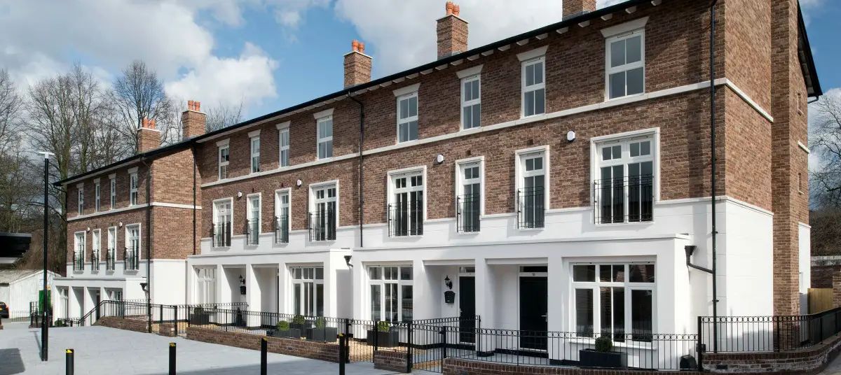 Georgian terrace secures award for Altrincham homebuilder at the Northern Design Awards