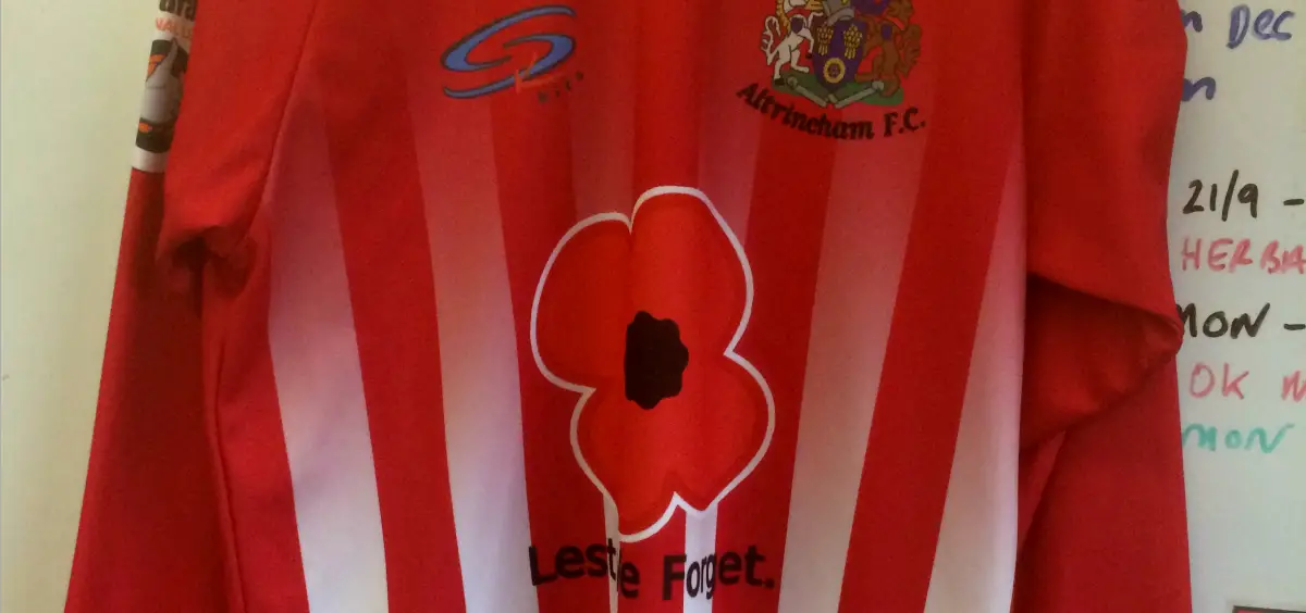 Altrincham to wear special poppy shirts for Remembrance weekend clash against Salford City