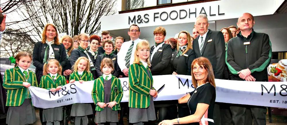 Hale Prep School pupils help with official opening of new M&S Food Hall in Hale