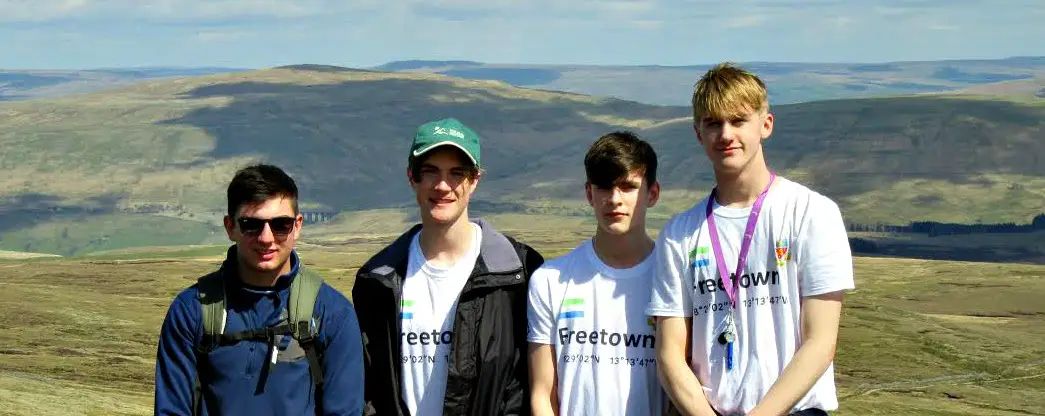 Altrincham pupils scale new heights to raise funds for Sierra Leone trip