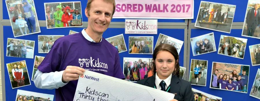 Wellington School’s charity walk raises £30,500 for children’s cancer charity