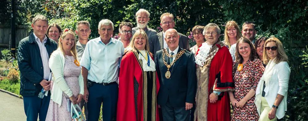 Judges visit Altrincham for North West in Bloom competition