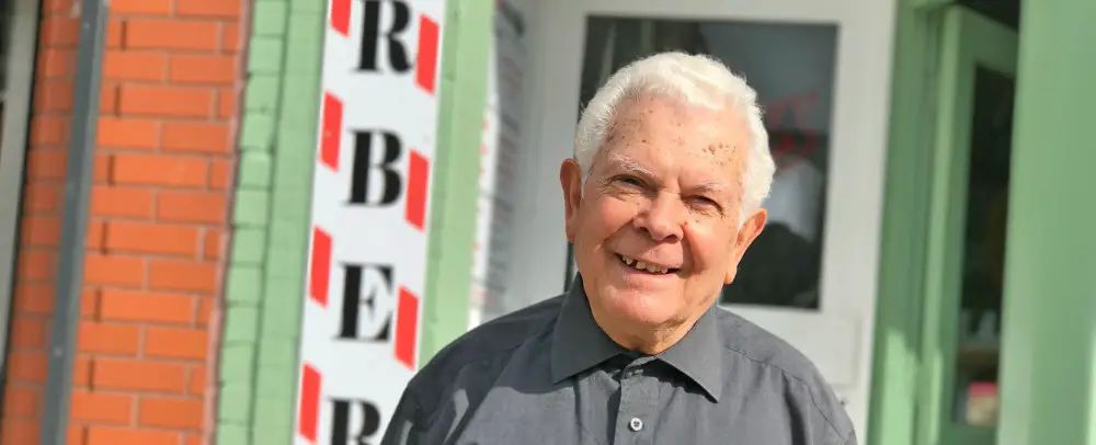 “I consider myself very lucky”: A fond farewell to Andreas the Barber after 57 years in Altrincham