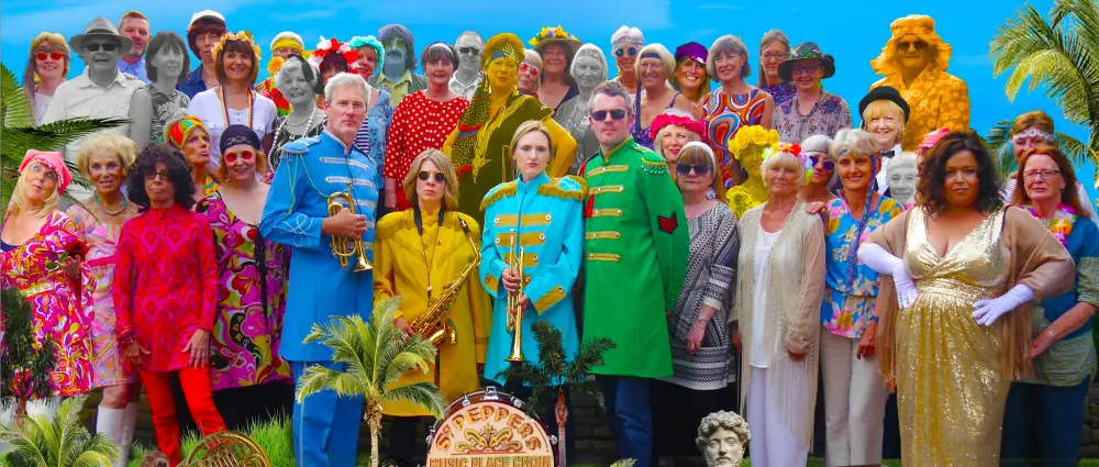 The Music Place forms 100-strong band to open HarFest – and its choir will also perform entire Sgt. Pepper album