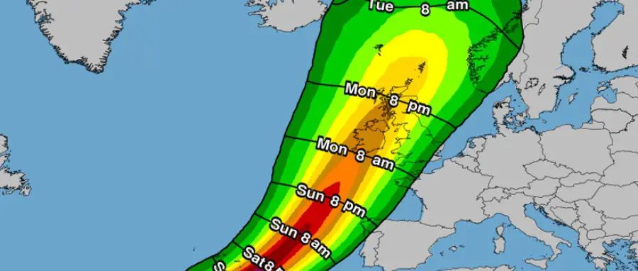 Greater Manchester braces for high winds as remnants of Hurricane Ophelia blows in