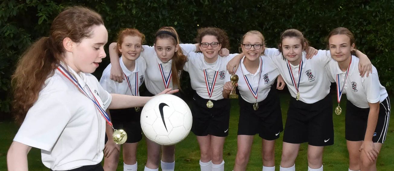 Caitlin helps Loreto Grammar to Trafford football title
