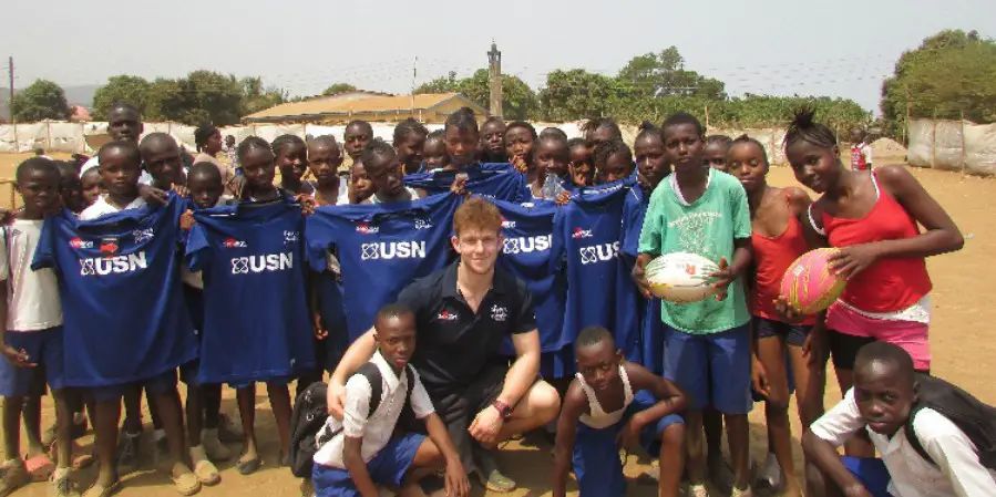 St Ambrose pupils return to school they helped to found in Sierra Leone