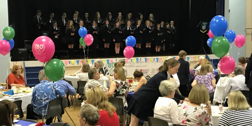 Former pupils and staff treated to afternoon tea as part of Wellington School’s anniversary celebrations