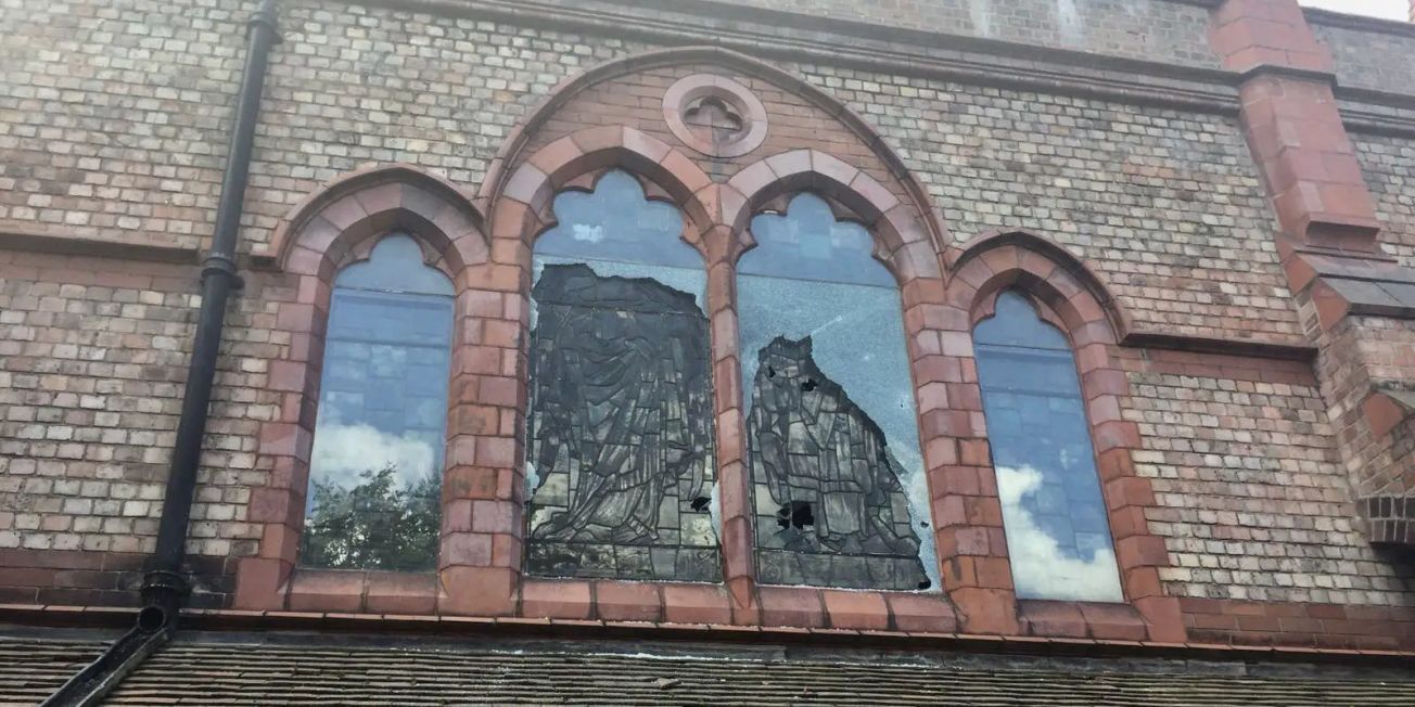 “Gang of 12-year-olds” smash historic stained glass windows in string of attacks on Hale church