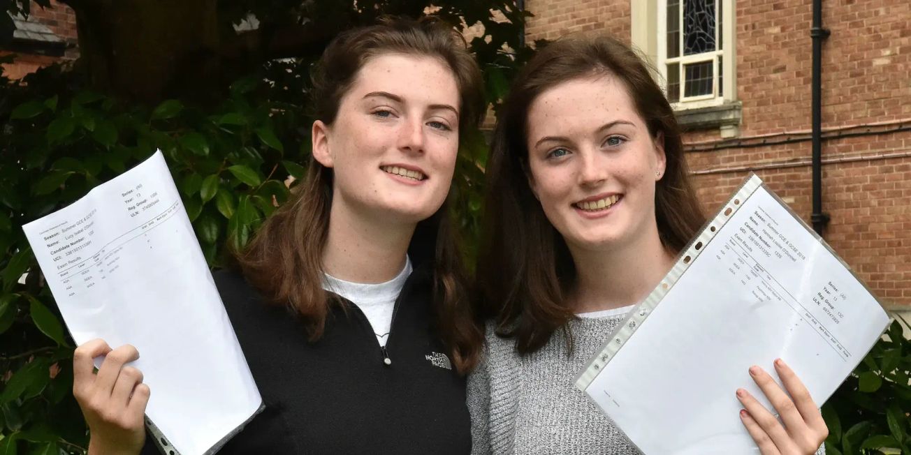 Timperley twins record identical results at Altrincham school