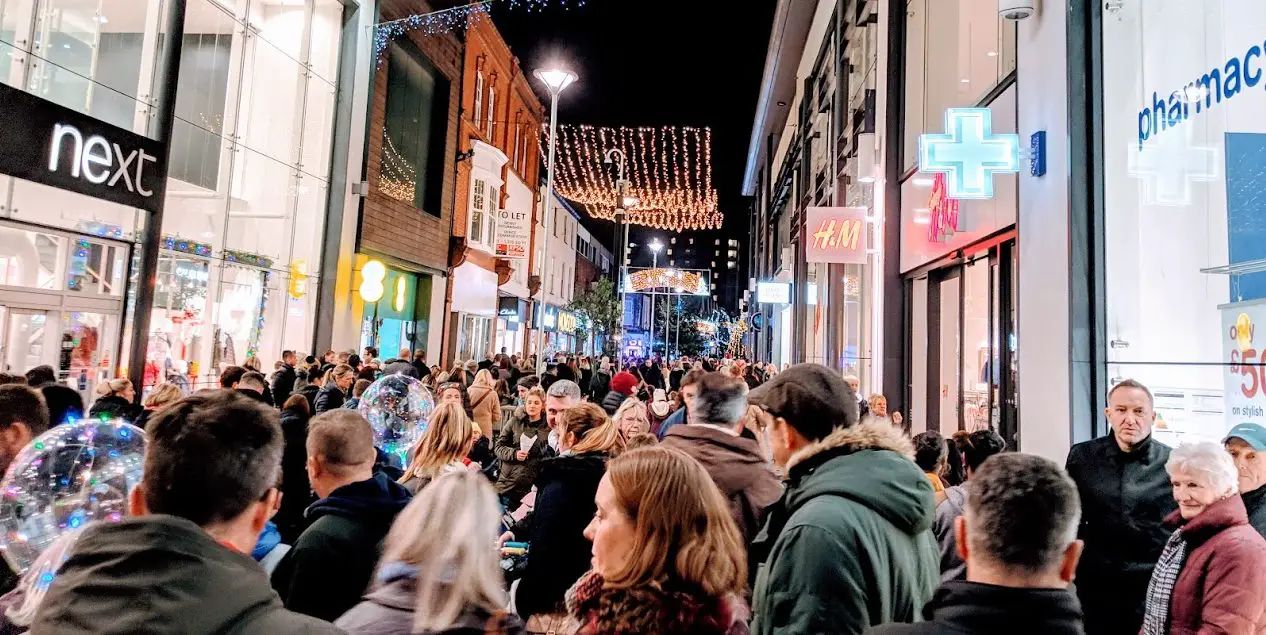 Altrincham bucks the national trend with year-on-year footfall increase over Christmas