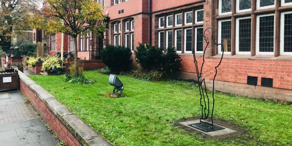 Six-foot aluminium ‘Tommy’ installed in Altrincham town centre after locals’ crowdfunding campaign