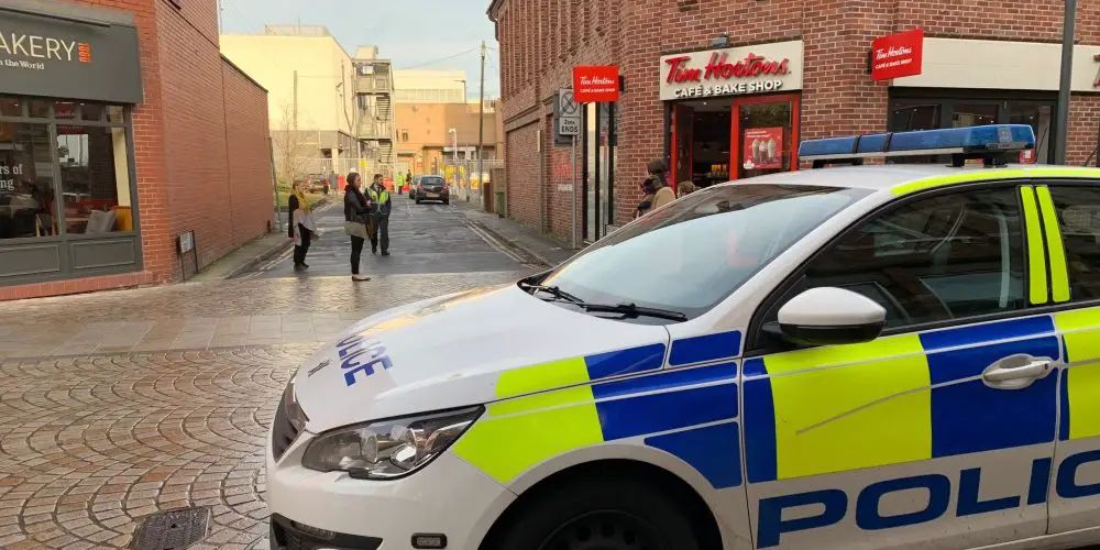 Man falls to his death in Altrincham town centre