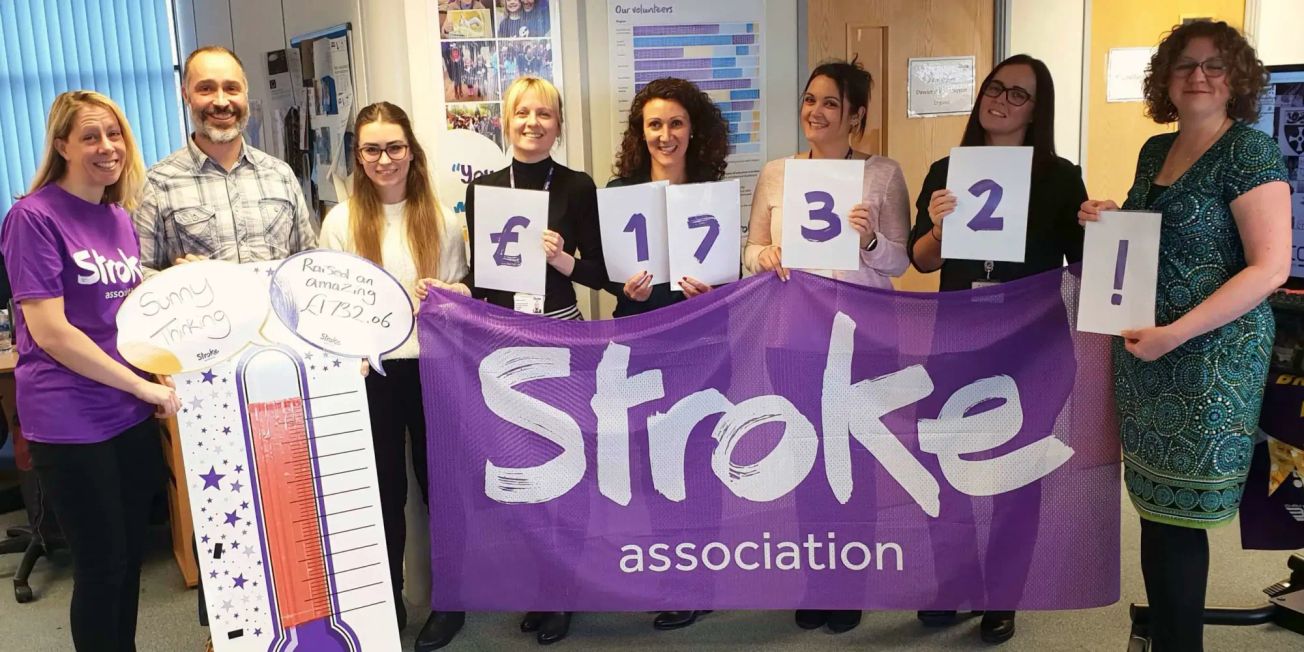 Altrincham marketing firm completes 10 charity challenges and raises £1,700 for Stroke Association