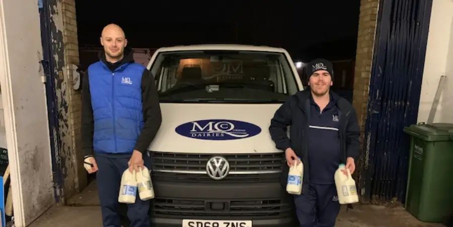 Milkmen show a lot of bottle to foil attempted burglary in Broadheath