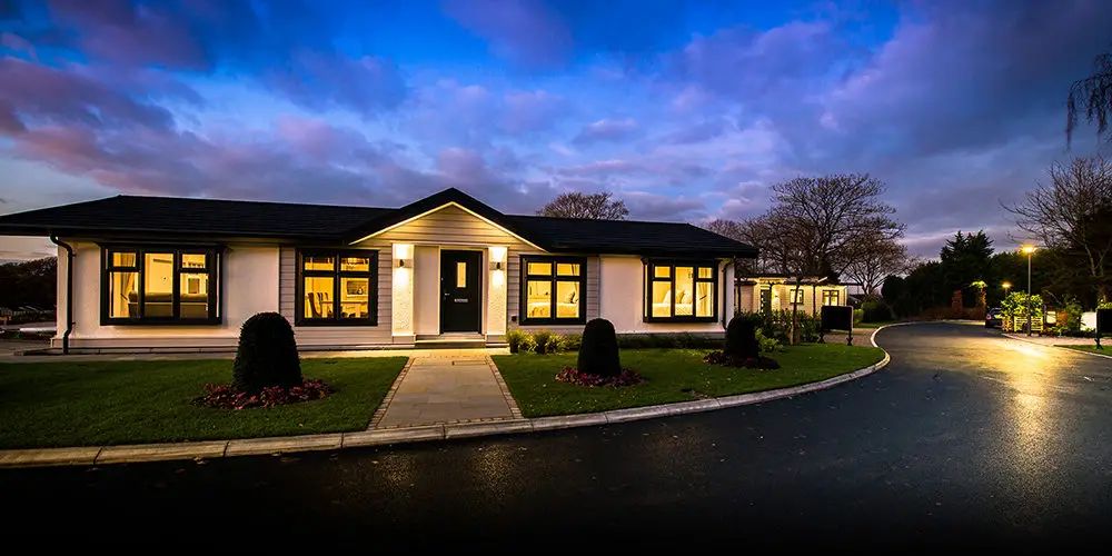 This new development of 13 park homes for the over-55s is just five miles from Altrincham