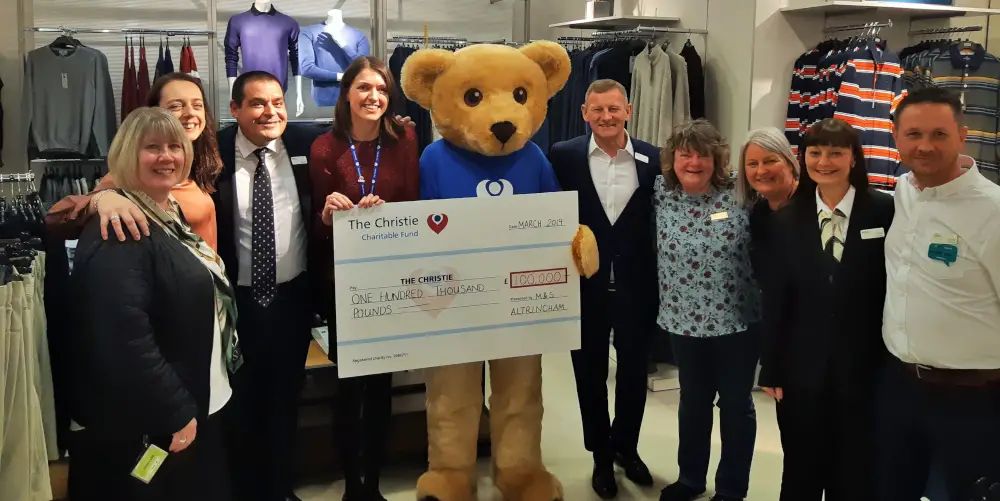 M&S Altrincham staff raise £100,000 for The Christie