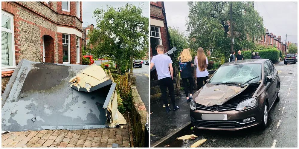 “There was a massive swirling sound”: Residents recall Hale “tornado” that blew roof off house and damaged cars