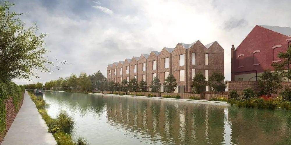 Plan unveiled for nine townhouses on banks of the Bridgewater Canal after developer goes back to the drawing board