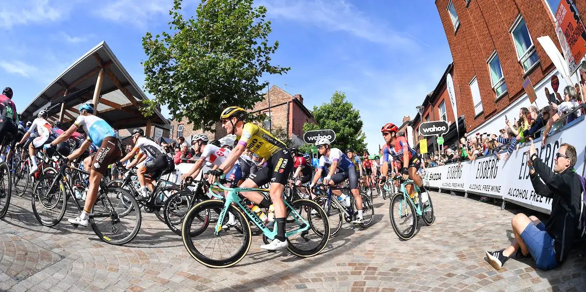 A record 50,000 visitors came to watch the Tour of Britain in Altrincham