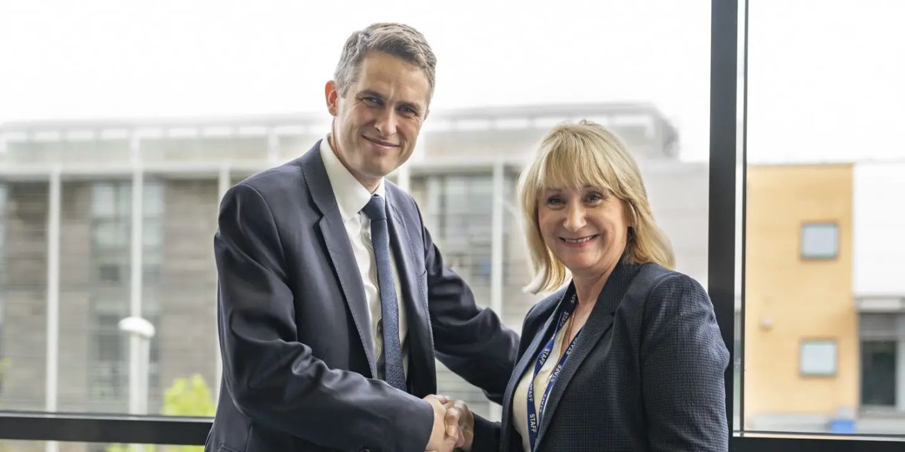 Trafford College welcomes Secretary of State for Education