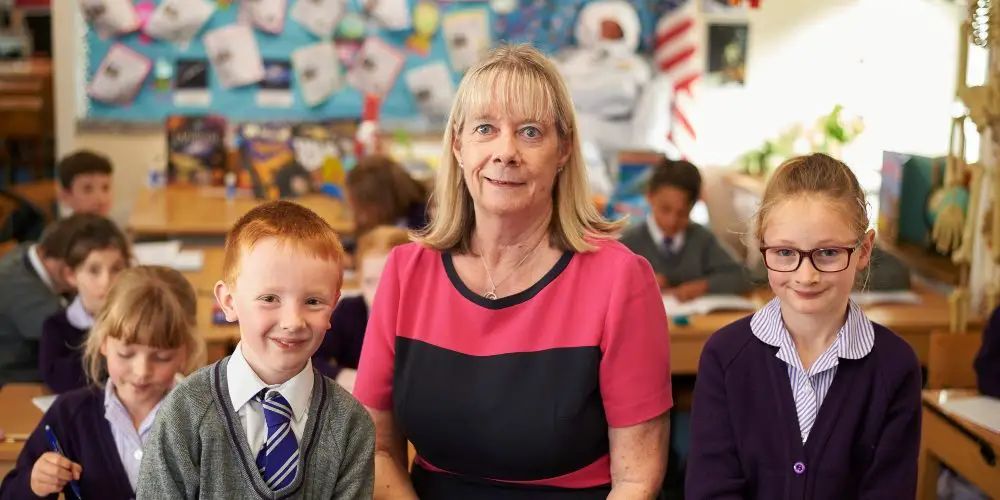 Teacher has no plans to retire as she clocks up 40 years at the same Timperley school