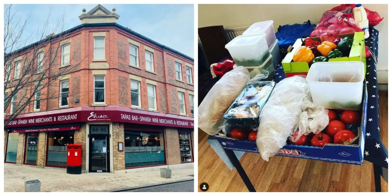 Altrincham restaurant Evuna donates surplus fruit and veg to food bank after coronavirus shutdown