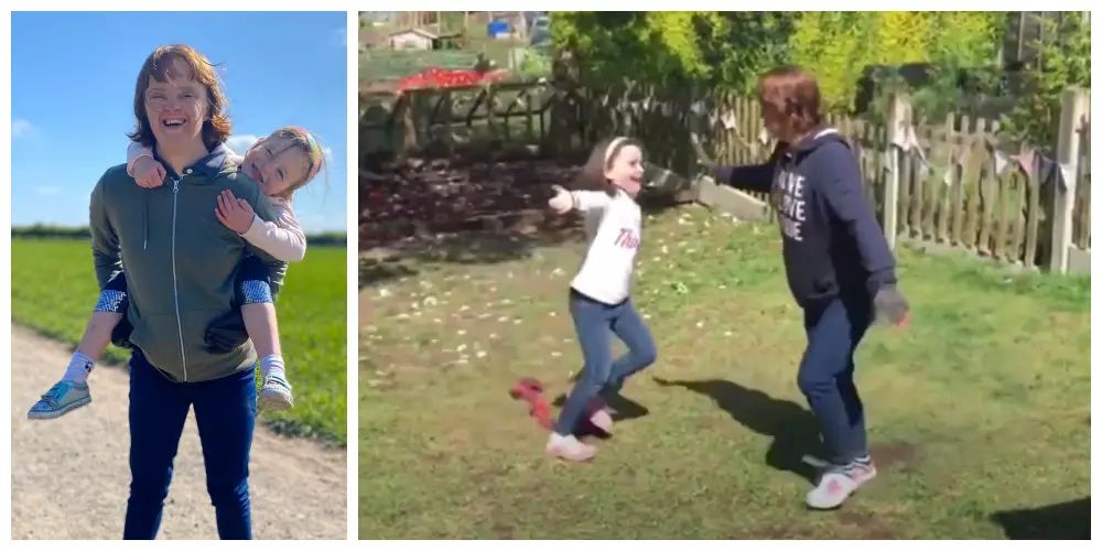 A woman with Down’s syndrome is walking 21,000 steps on 21 lockdown days in Bowdon to raise money for the NHS