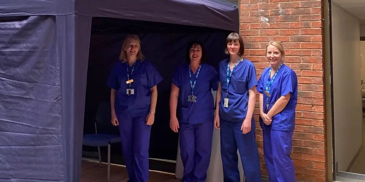 Altrincham GP surgeries set up outdoor clinics to keep doctors and nurses safe