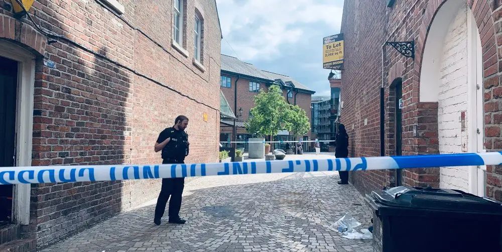 A man’s body has been found in Goose Green in Altrincham town centre