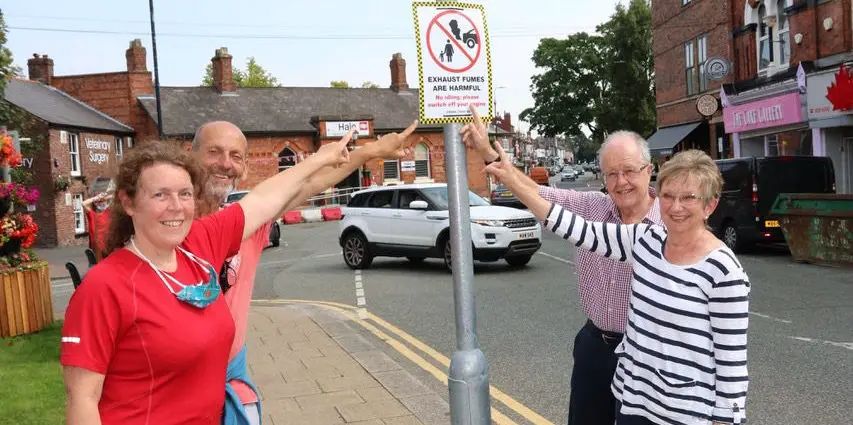 Stop your idling and save our health, local residents tell Hale drivers