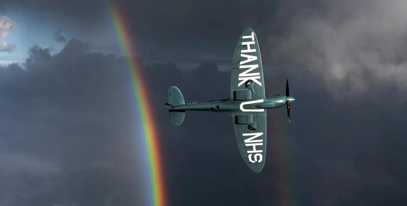 Iconic Spitfire plane to fly over Altrincham as part of special tribute to NHS heroes