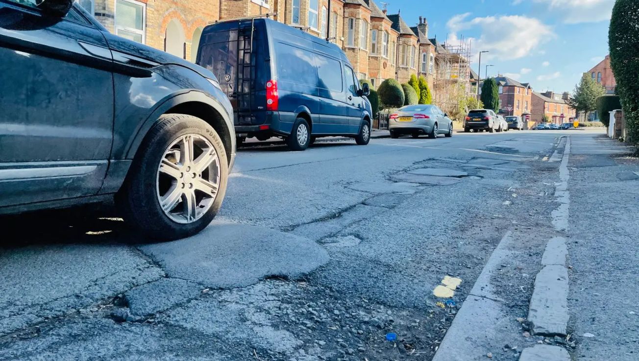 The worst five Trafford roads for pothole reports are all located in Altrincham