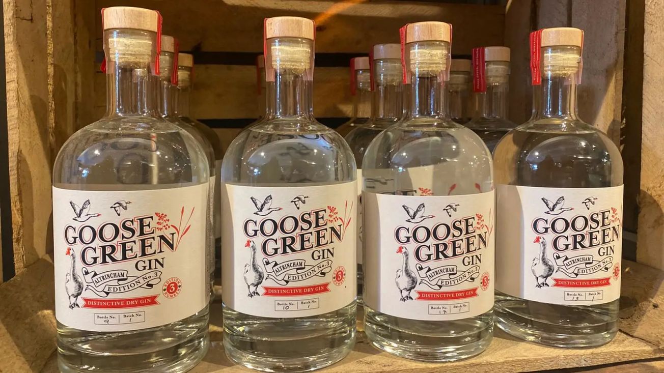 Cheers! Goose Green now has its very own brand of gin