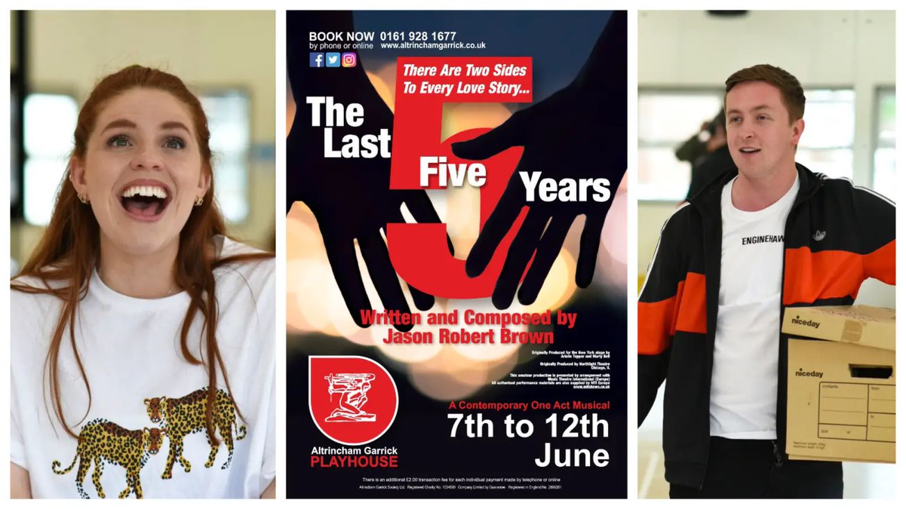 Live theatre returns to the Altrincham Garrick next week with award-winning musical The Last Five Years