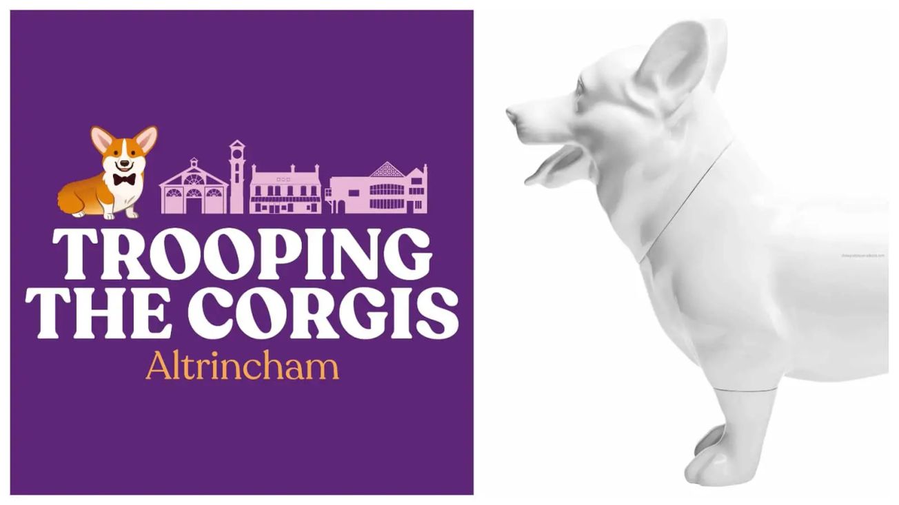 Trooping the Corgis: Altrincham arts event will mark Queen’s Jubilee with 50 life-sized dog sculptures