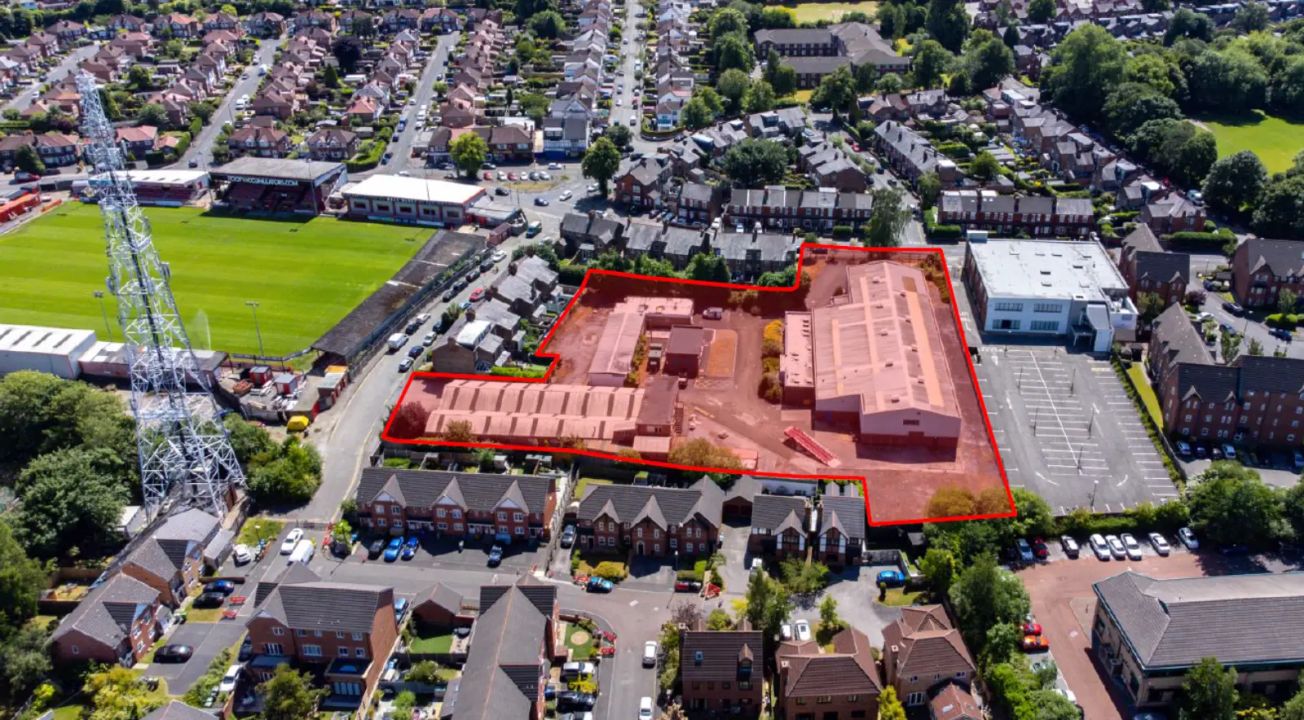 Large brownfield site near Altrincham FC could be converted into housing after owner begins sale process