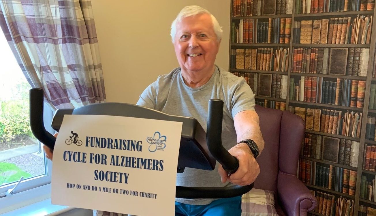 From the Tour de France to Timperley Nursing Home, 89-year-old Peter keeps on riding