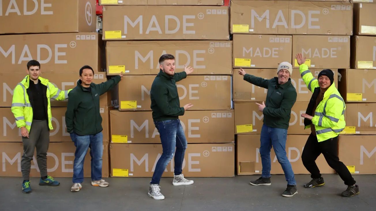 Altrincham entrepreneurs offer former Made.com sofas at 20% discount