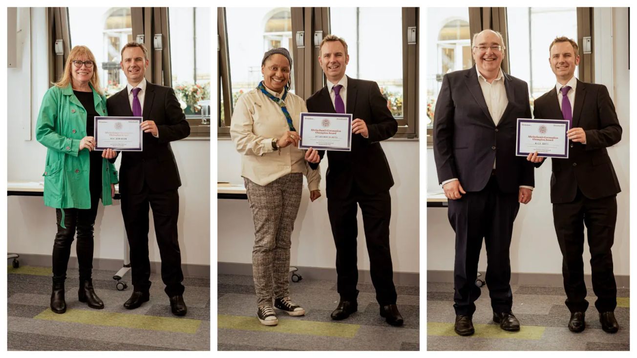 Coronation Champions recognised at Altrincham Library event