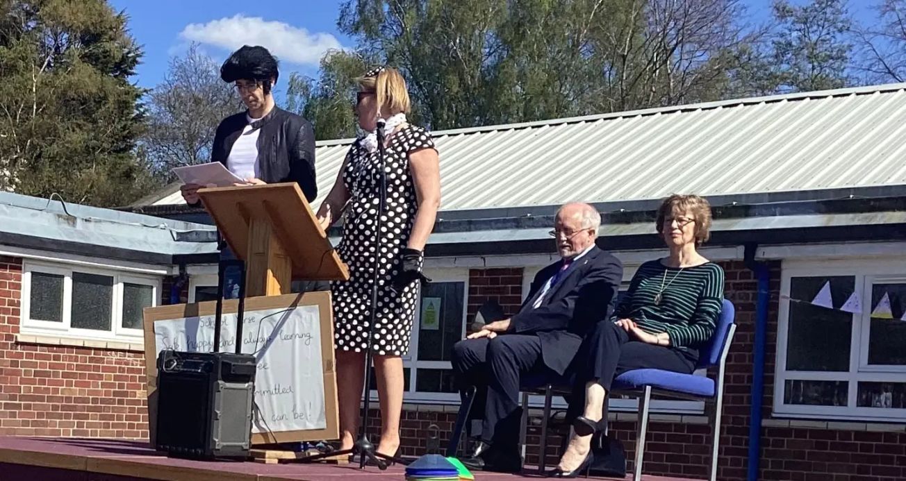 Broadheath Primary School goes back in time to celebrate 70th birthday