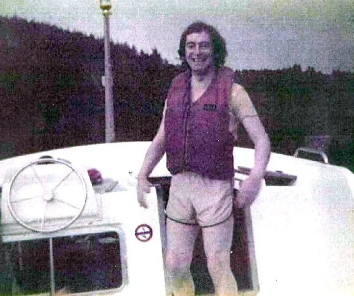 Fred on canal trip 1 lighter