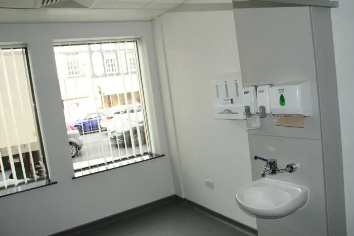 A typical room (major equipment still to be installed)